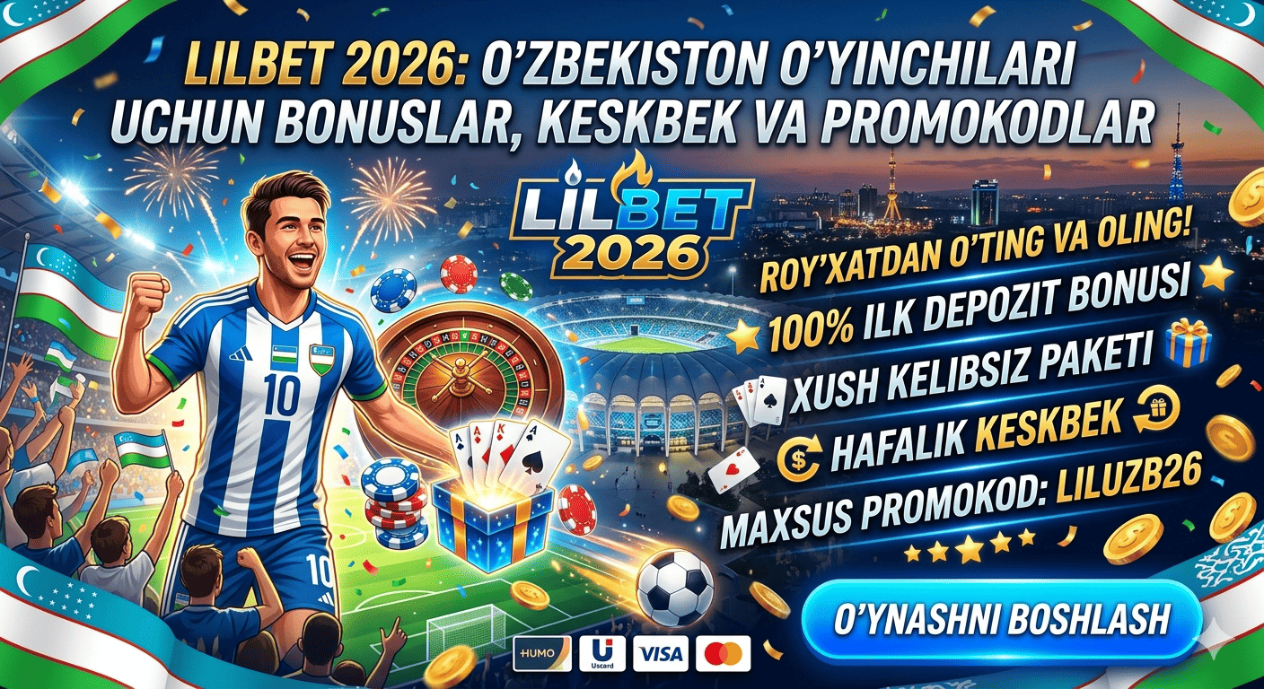image O'zbekiston o'yinchilari uchun bonuslar, keshbek va promokodlar